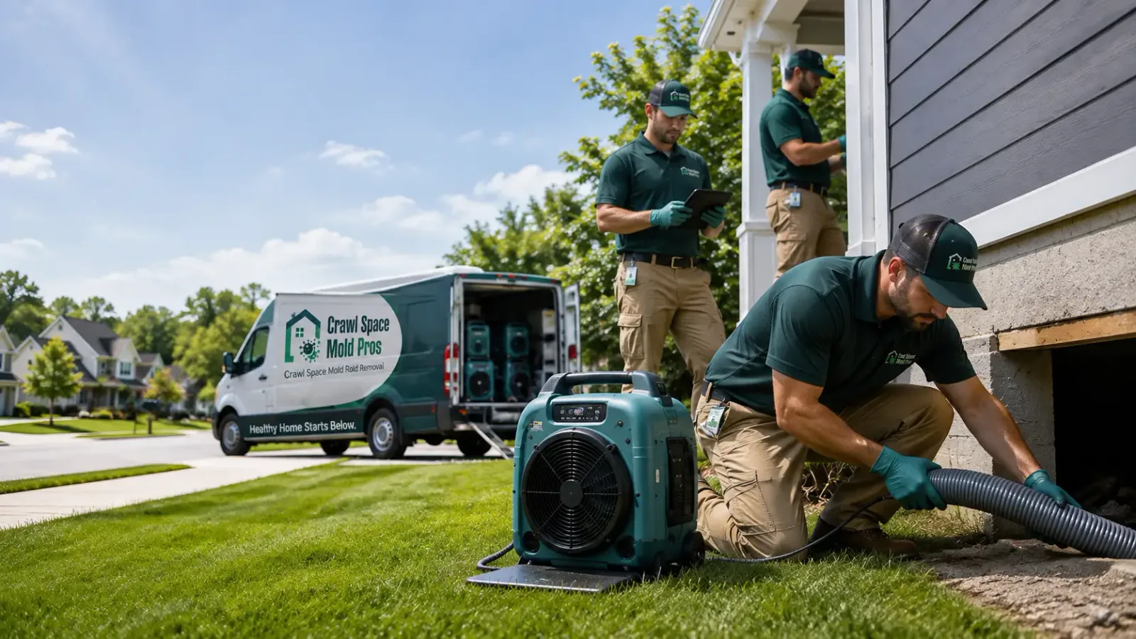 Crawl Space Mold Removal in Houghton, IA